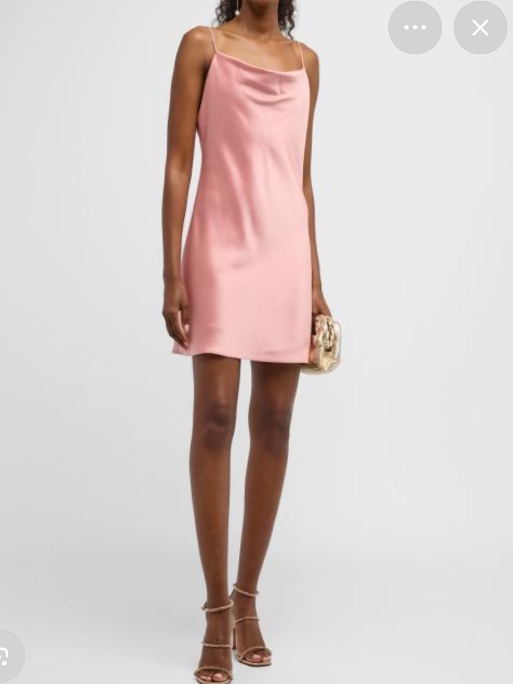 Alice + Olivia Harmony Mini Slip Dress (see sizing details!)